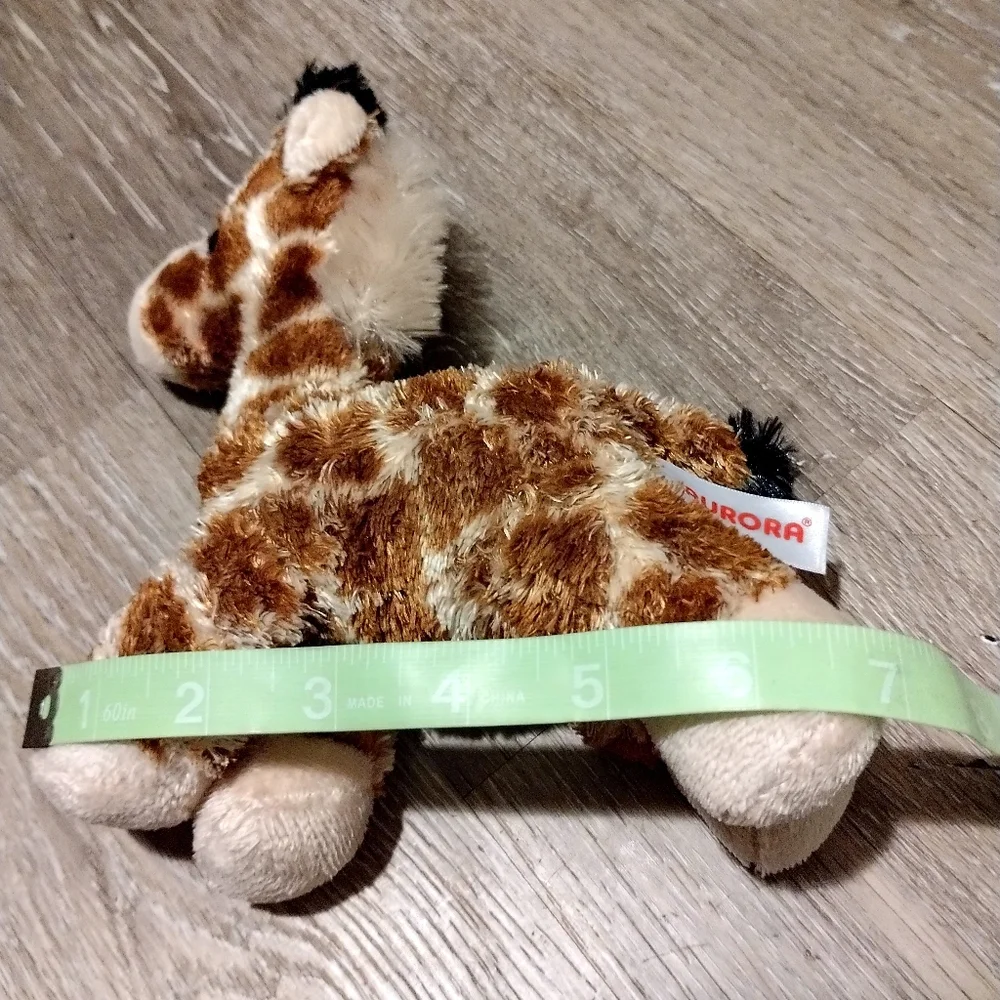 ÷Aurora Mini Flopsie GiGi Brown Giraffe 8" Stuffed Animal  Plush Lovey Soft Toy - Picture 13 of 13